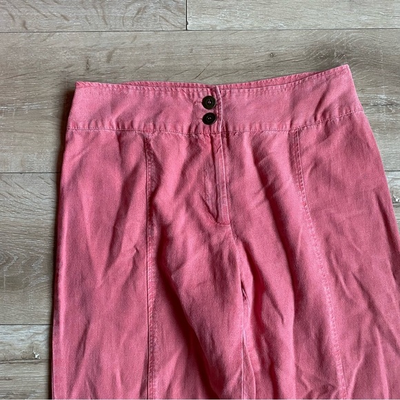 Vintage Tencel pants Linen Lyocell blend crop pant capris - Picture 8 of 14